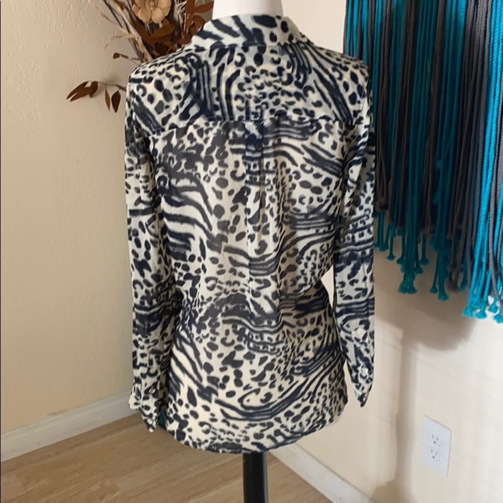 Animal print button down - Picture 2 of 2
